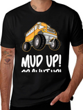 Mud Up! Monster School Bus T-Shirt