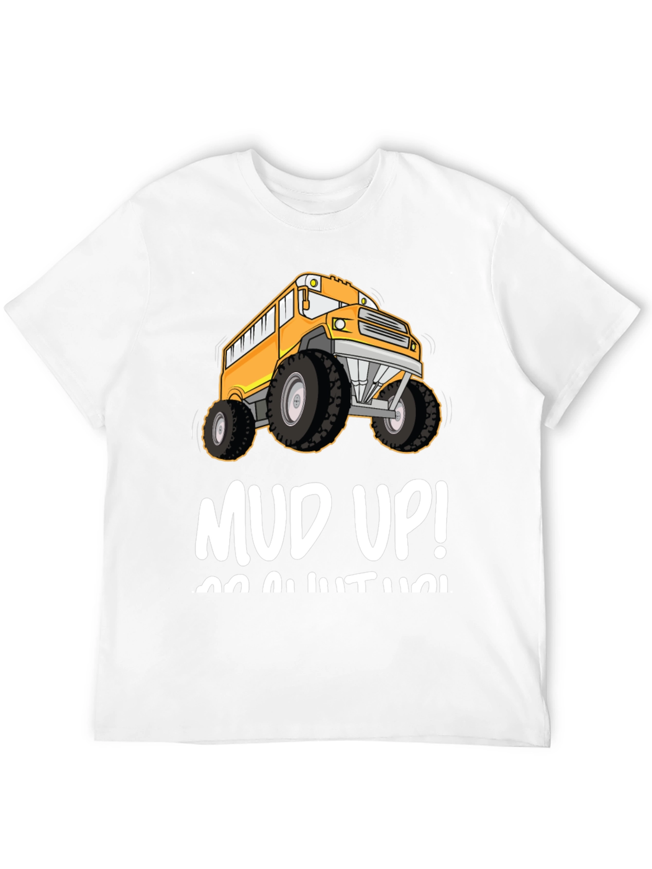 Mud Up! Monster School Bus T-Shirt