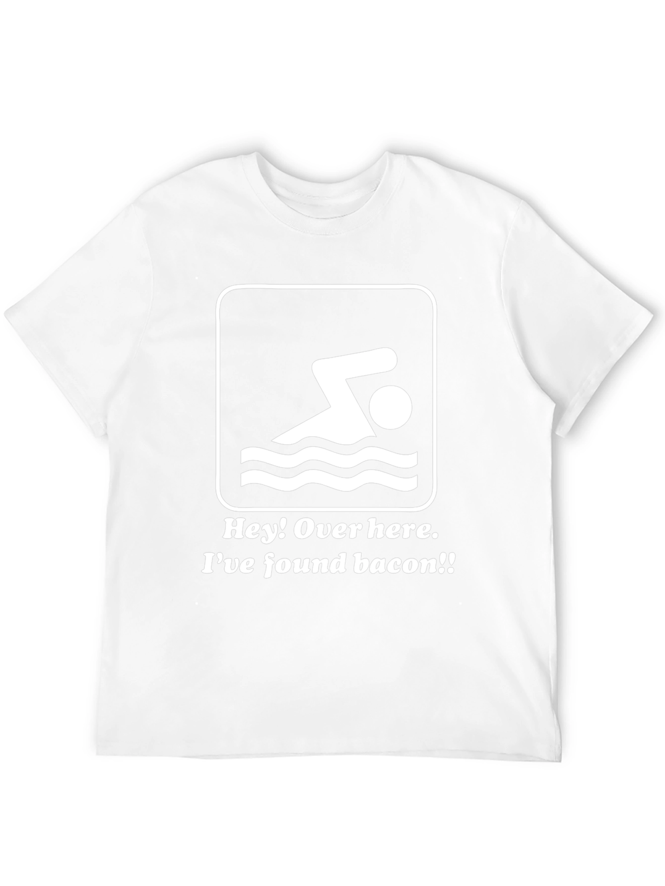 Funny Swimmer Bacon T-Shirt