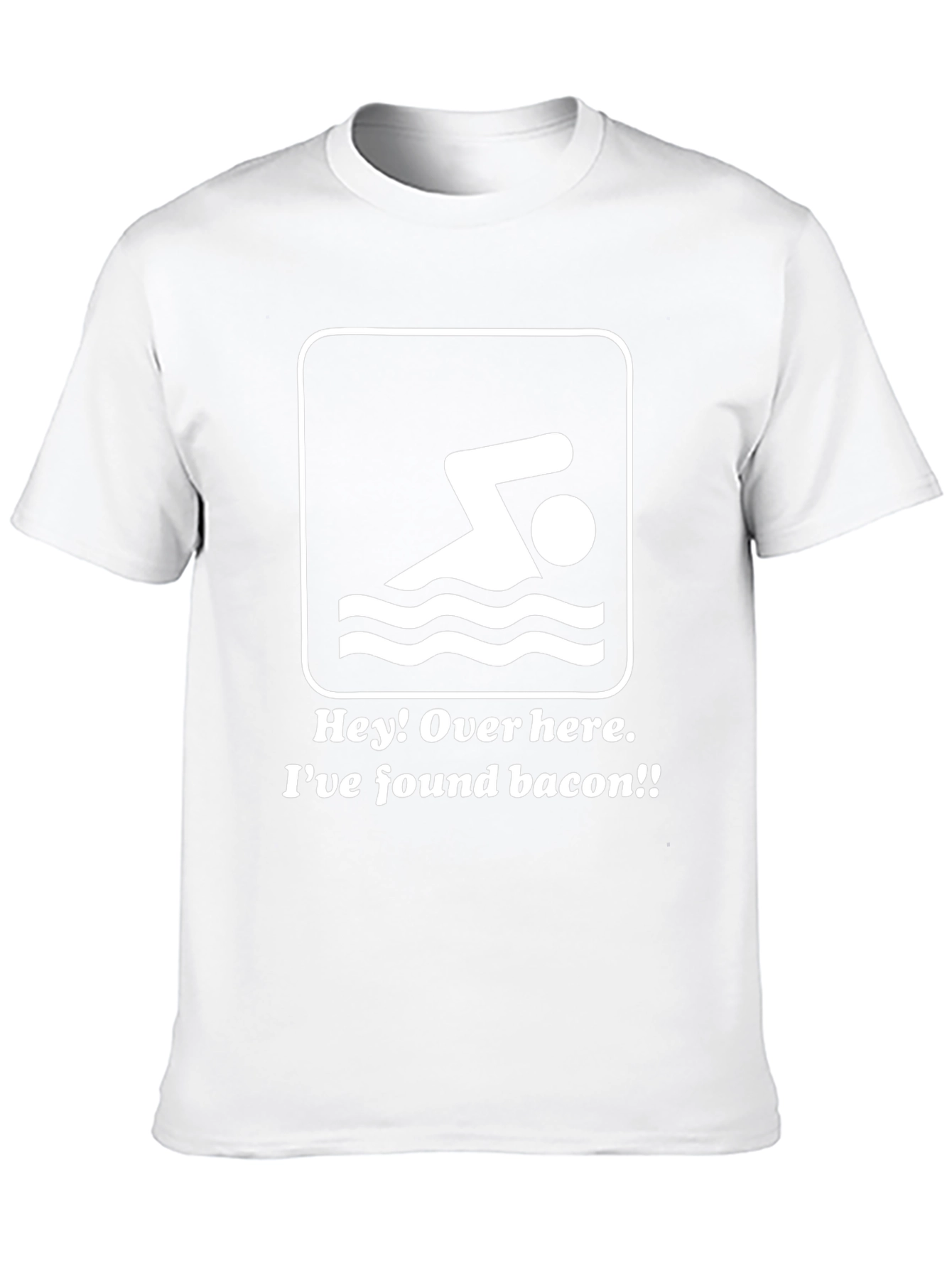 Funny Swimmer Bacon T-Shirt