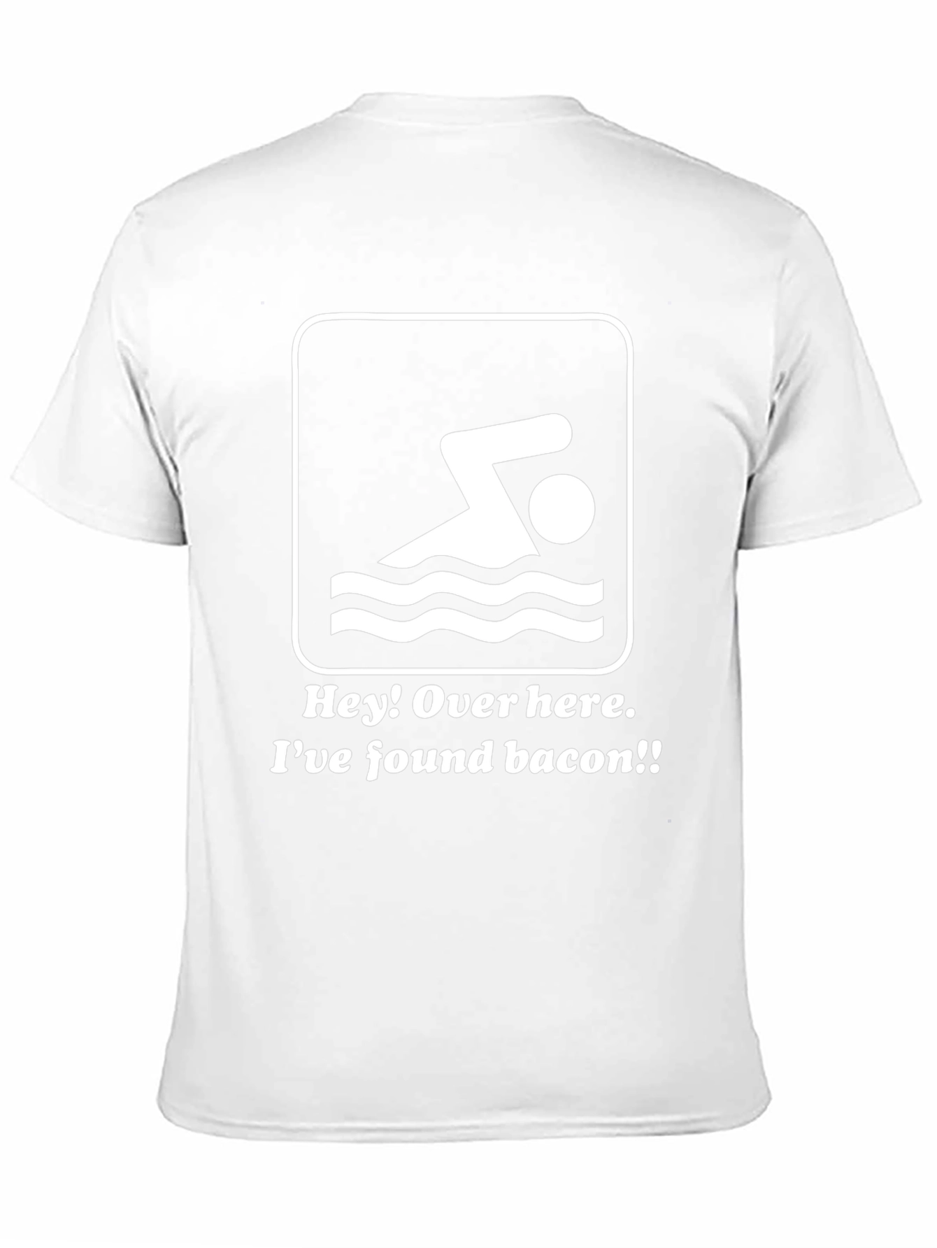 Funny Swimmer Bacon T-Shirt