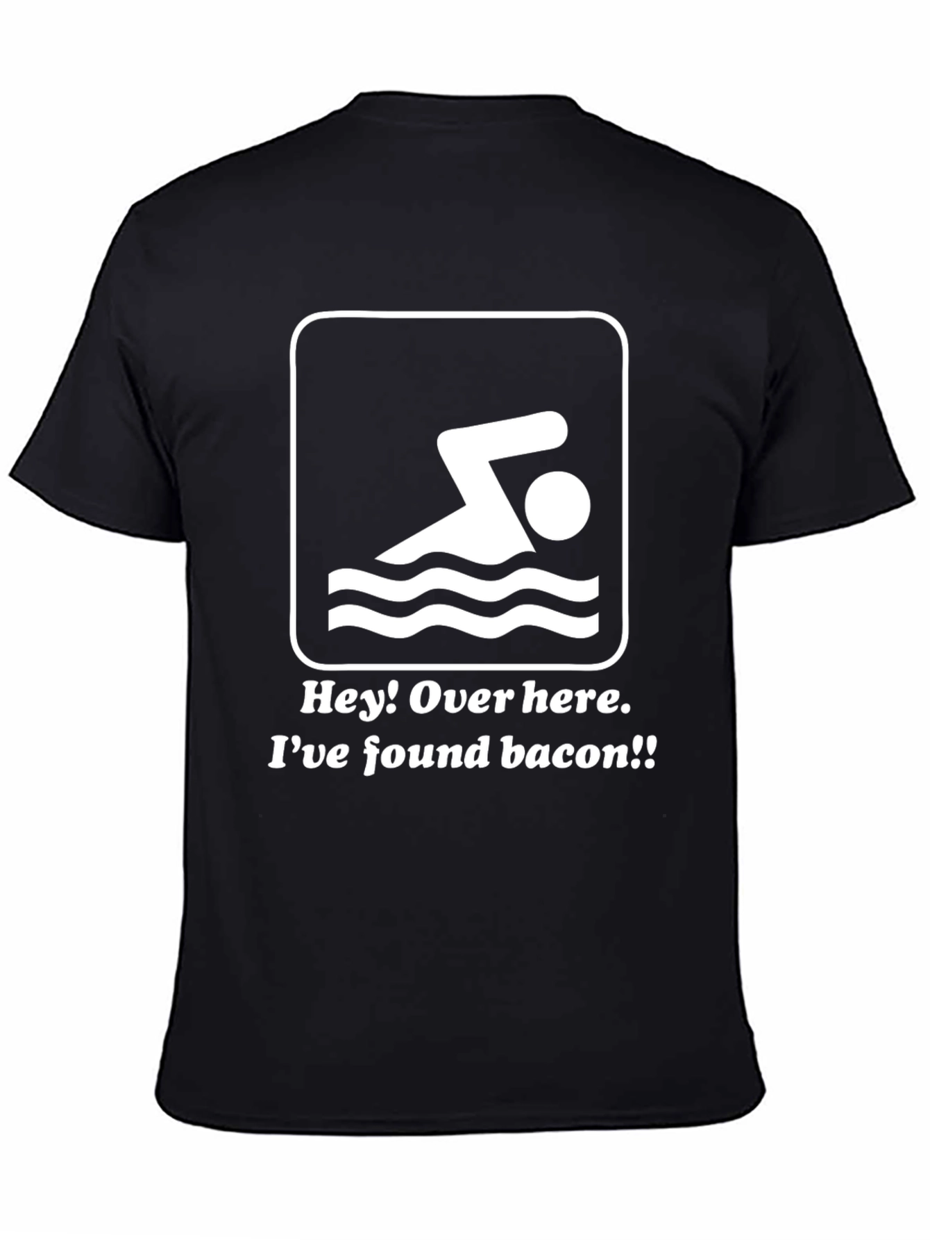 Funny Swimmer Bacon T-Shirt