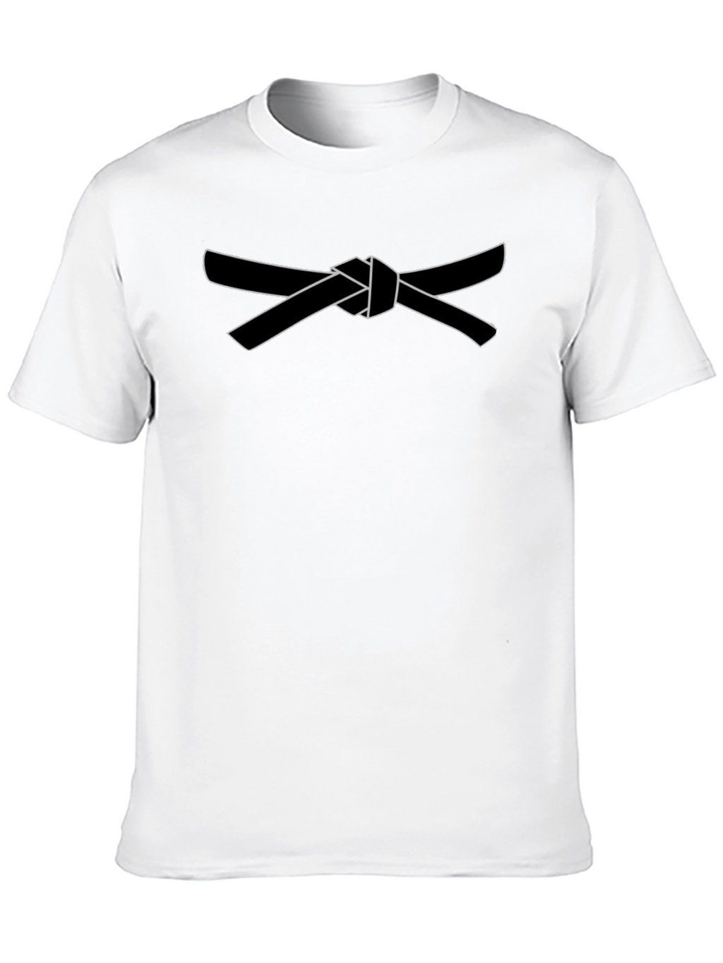 Karate Belt T-Shirt - Black Martial Arts Tee
