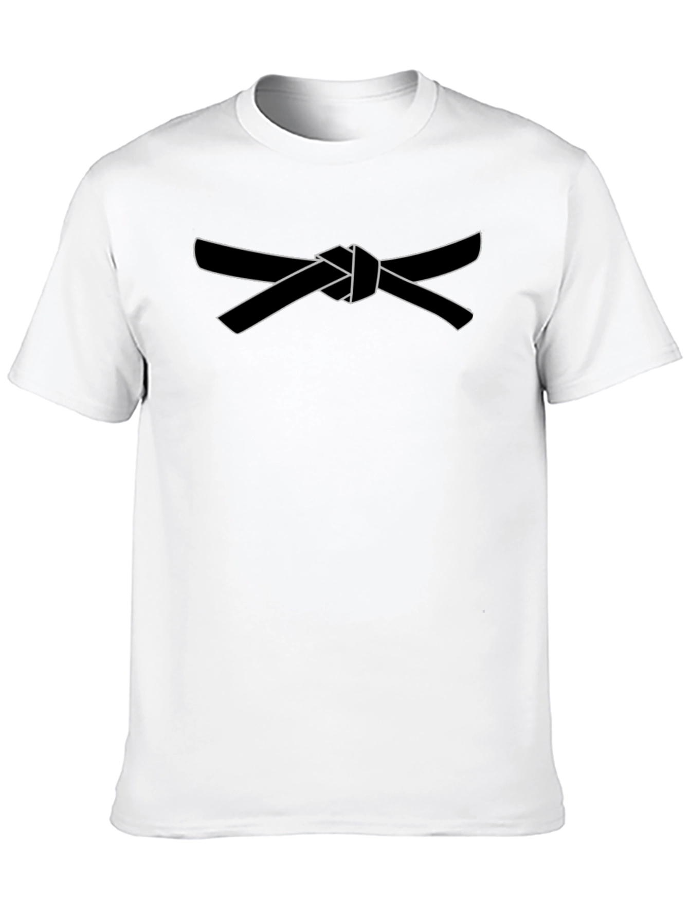 Karate Belt T-Shirt - Black Martial Arts Tee