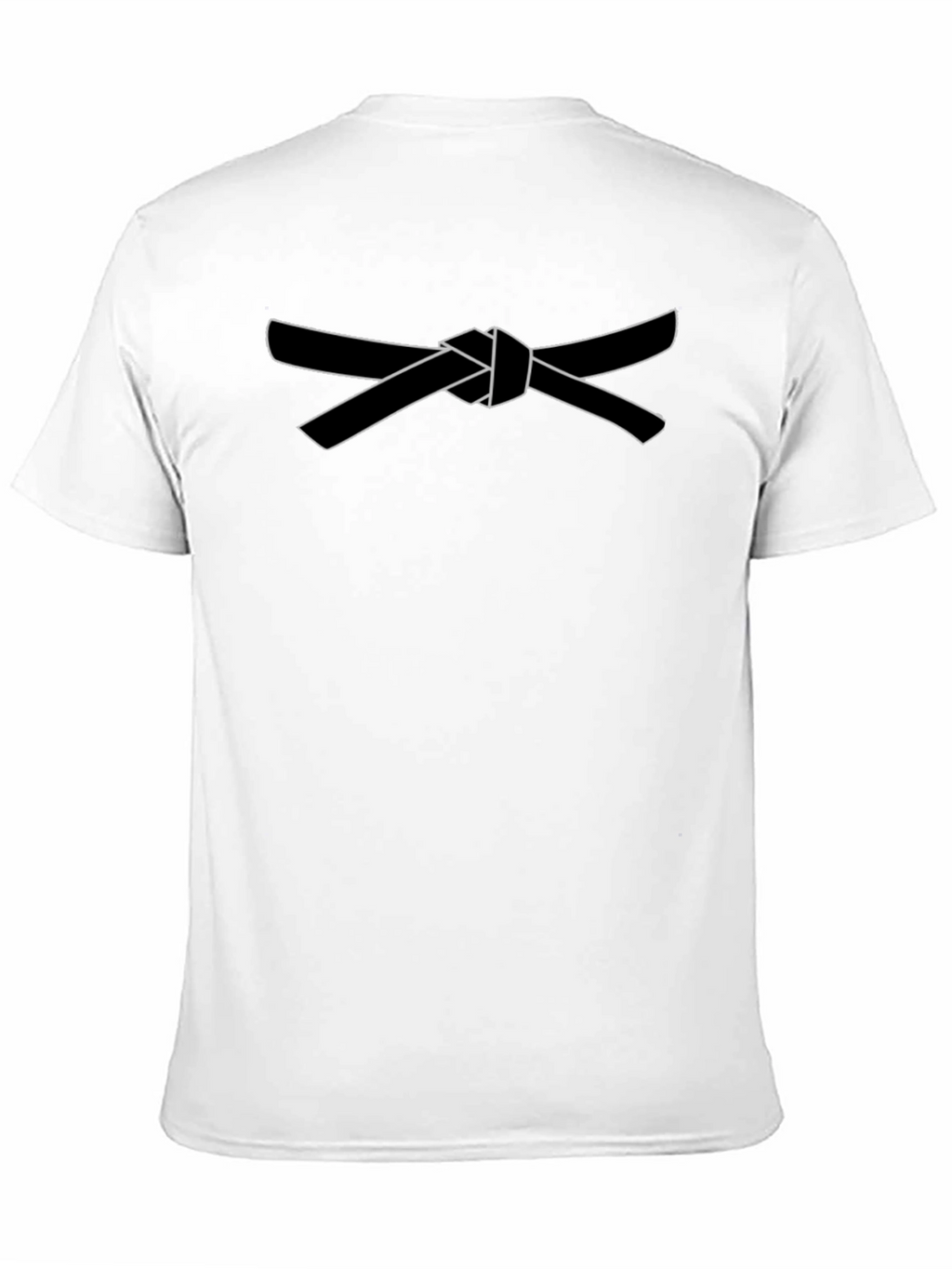 Karate Belt T-Shirt - Black Martial Arts Tee