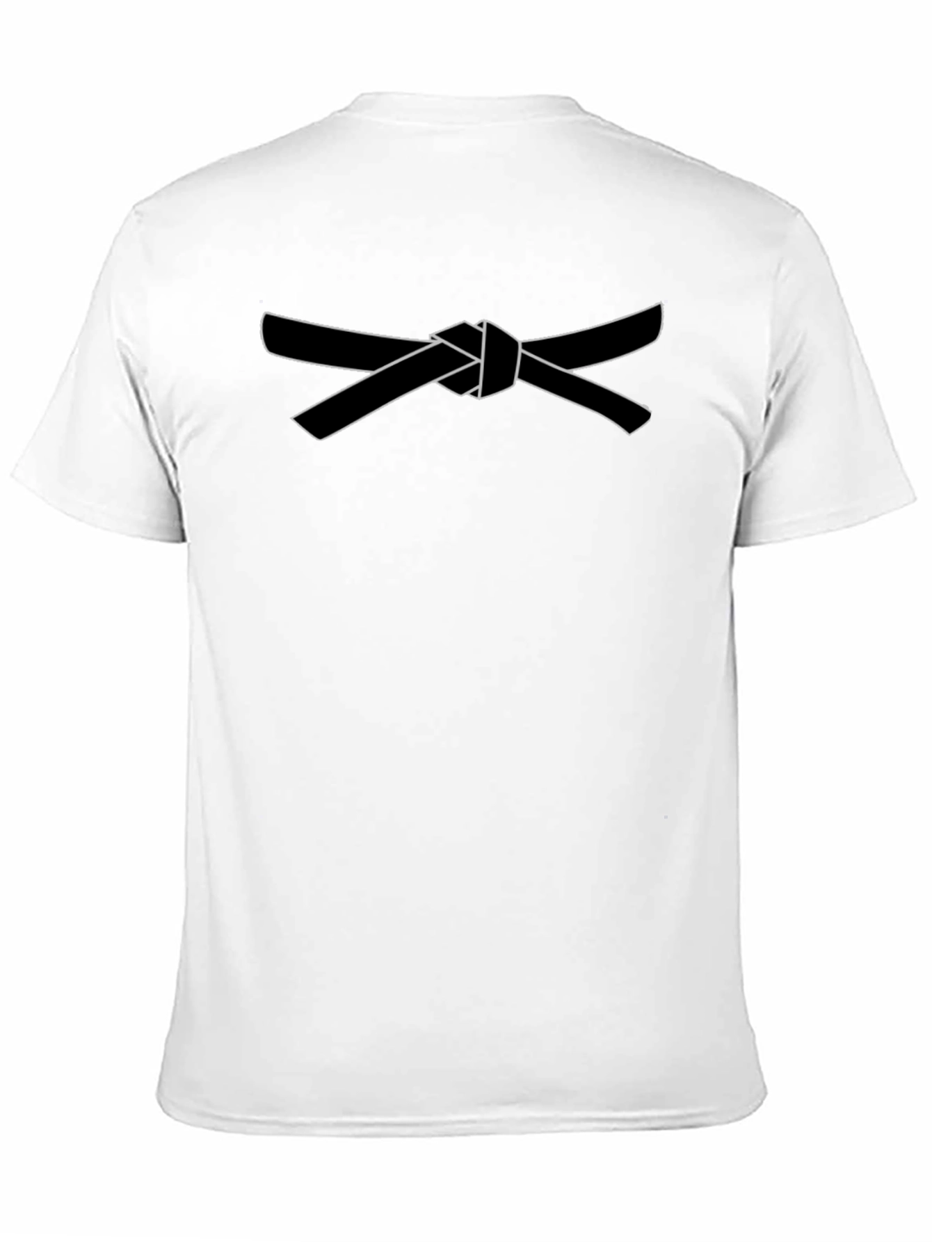 Karate Belt T-Shirt - Black Martial Arts Tee