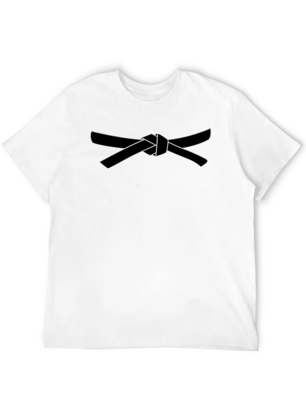 Karate Belt T-Shirt - Black Martial Arts Tee
