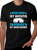 Skiing is More Important T-Shirt