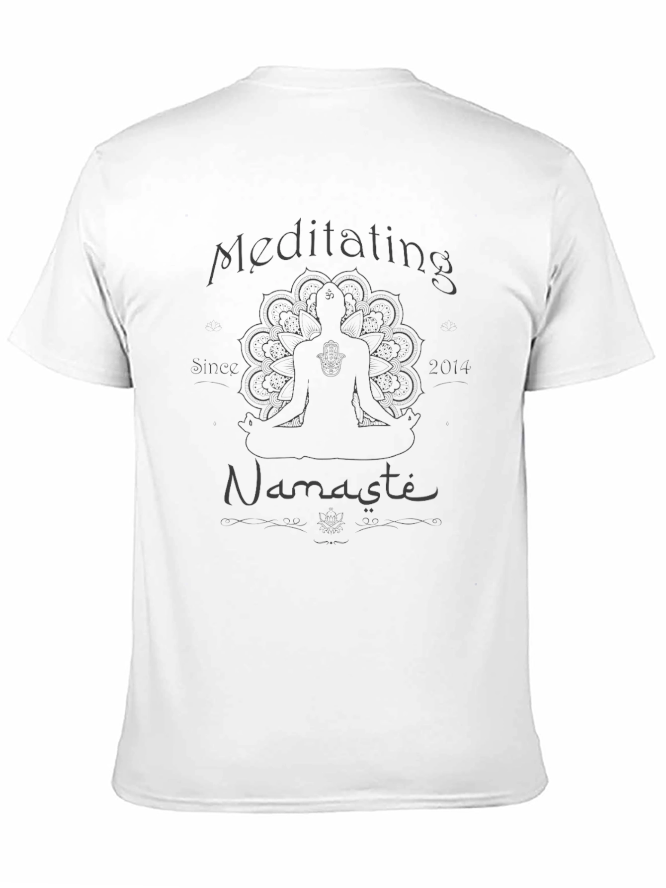 Meditating Namaste Tee - Yoga Inspired Design