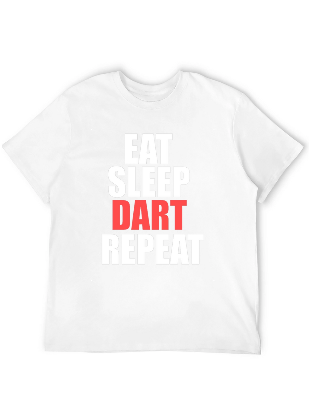 Eat Sleep Dart Repeat Black T-Shirt