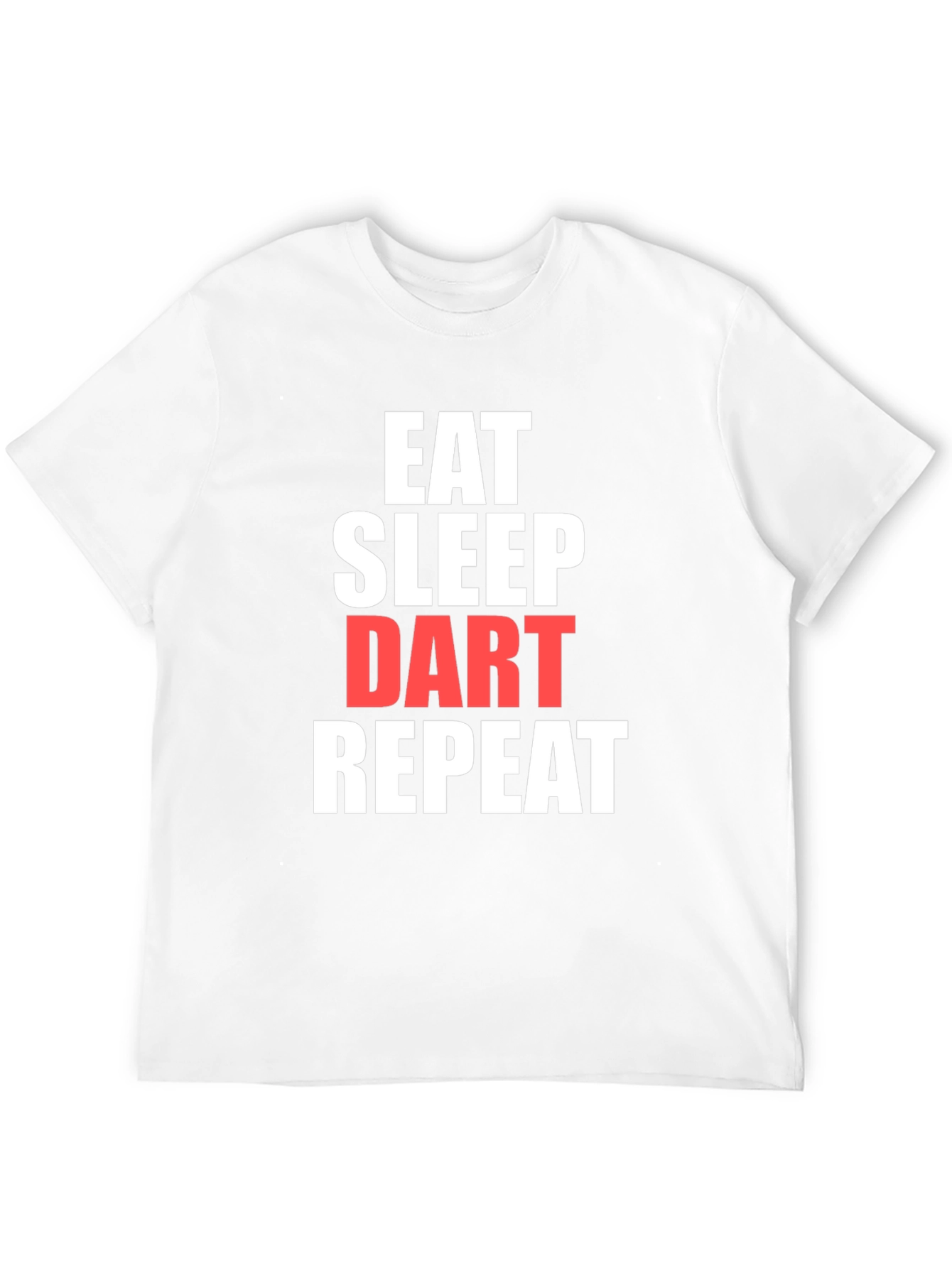 Eat Sleep Dart Repeat Black T-Shirt