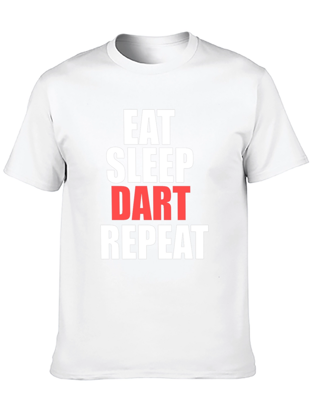 Eat Sleep Dart Repeat Black T-Shirt