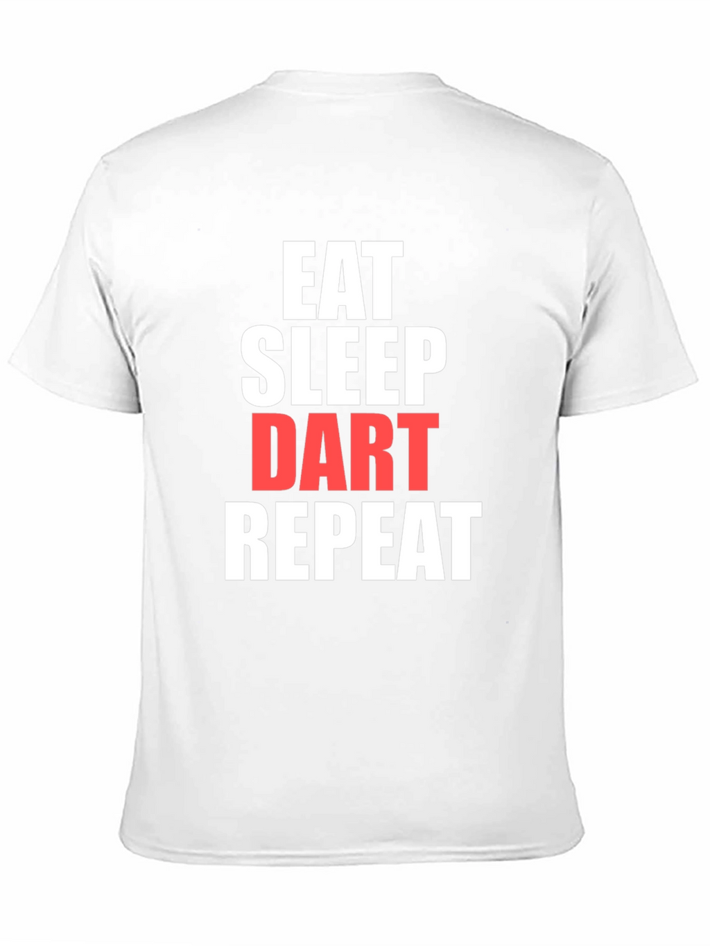 Eat Sleep Dart Repeat Black T-Shirt