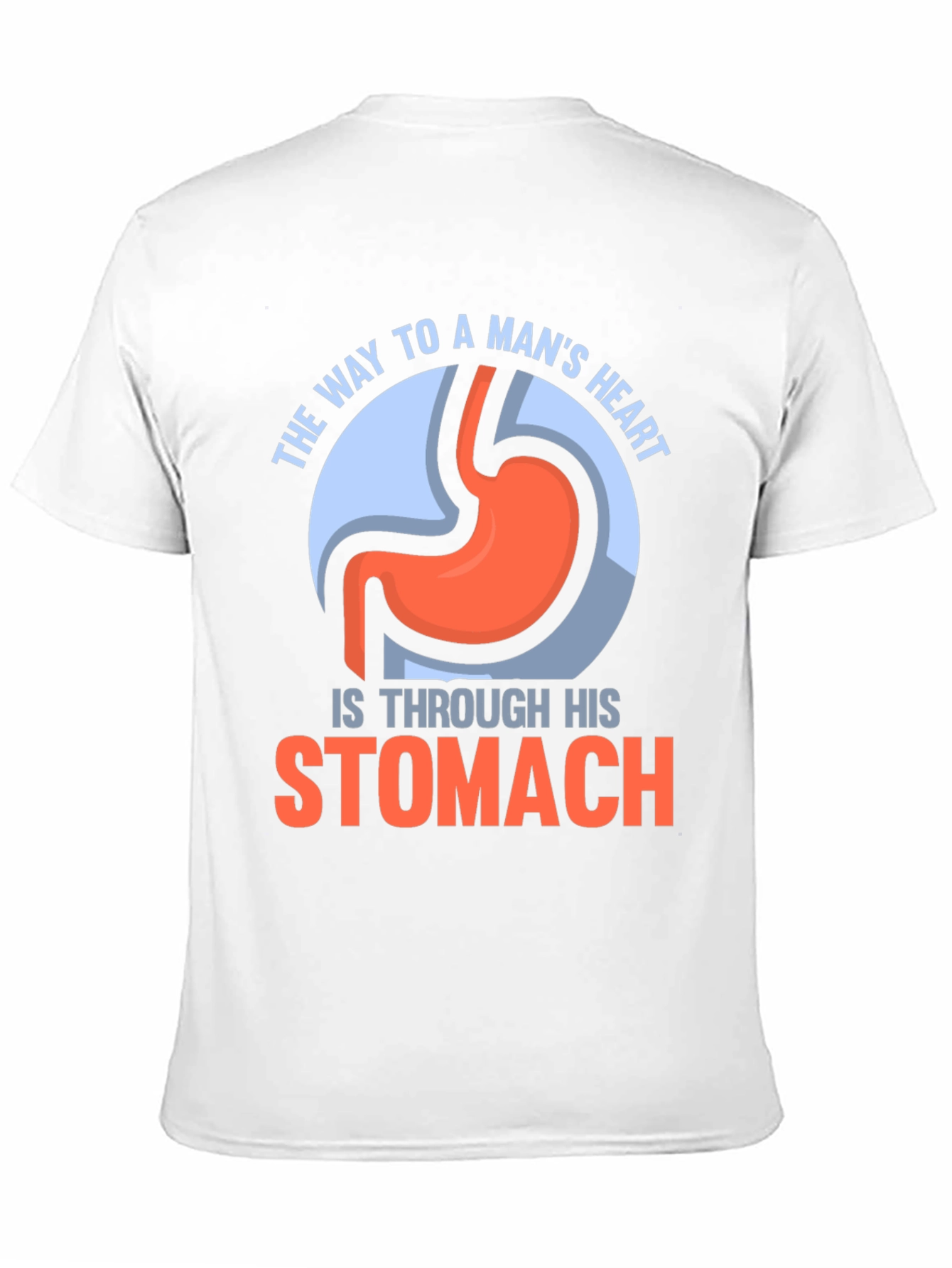 Funny Stomach T-Shirt - Way To A Mans Heart