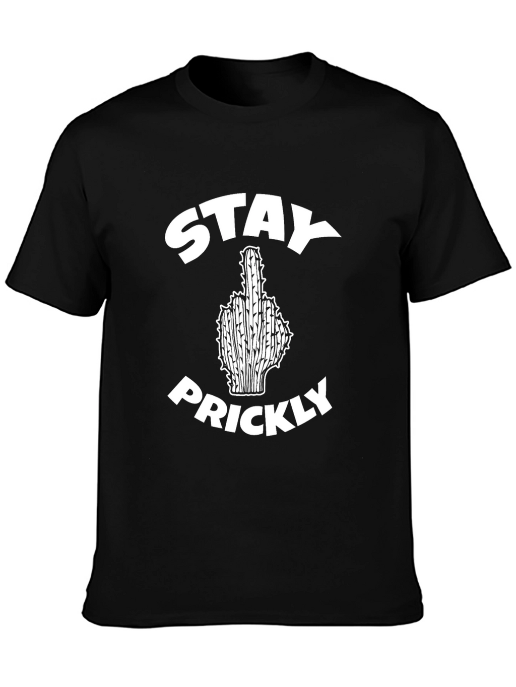 Stay Prickly Black T-Shirt