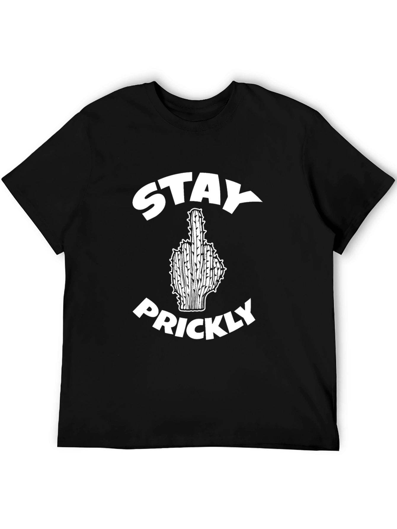 Stay Prickly Black T-Shirt