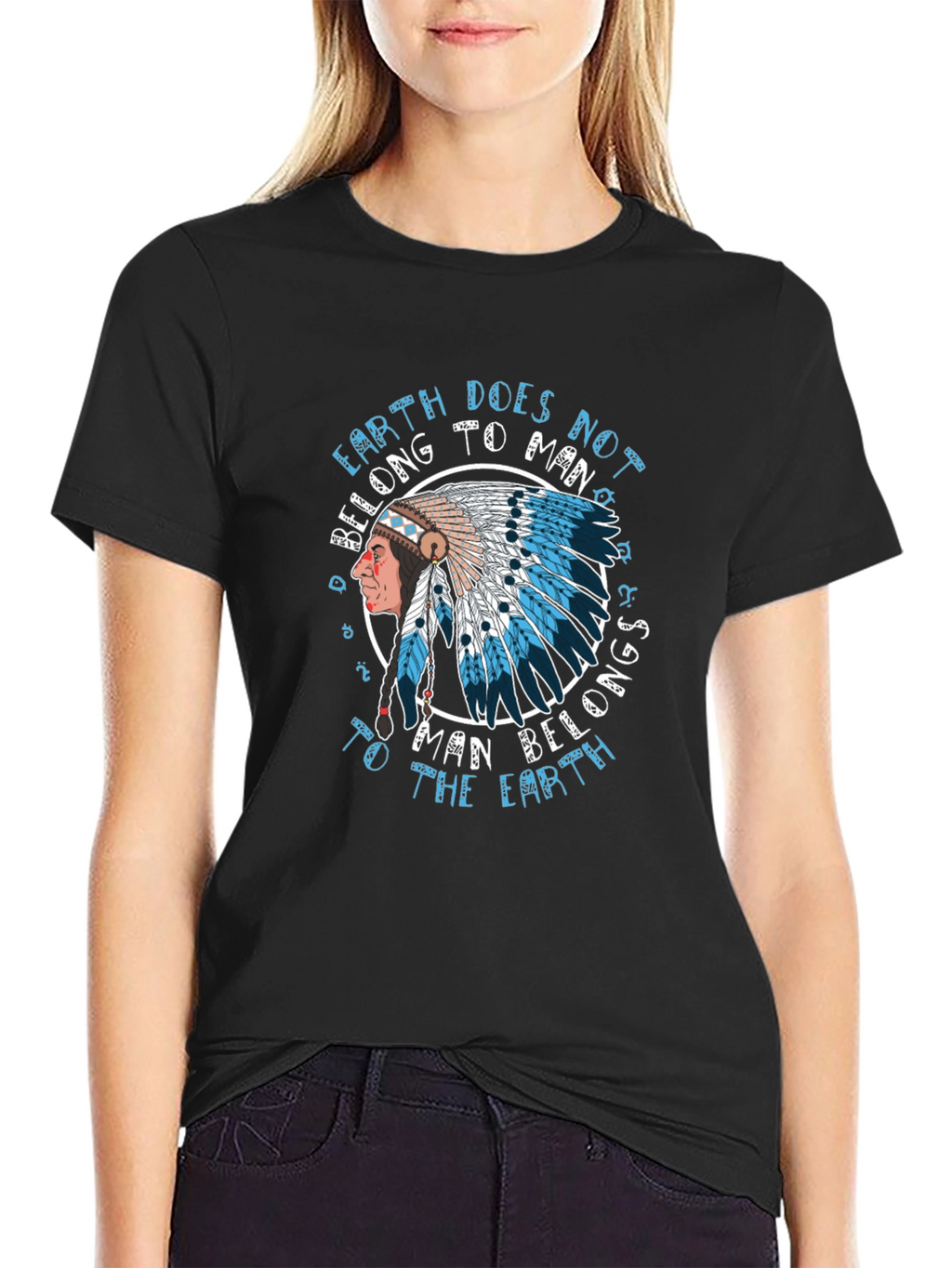 Earth Belongs to Earth Graphic T-Shirt