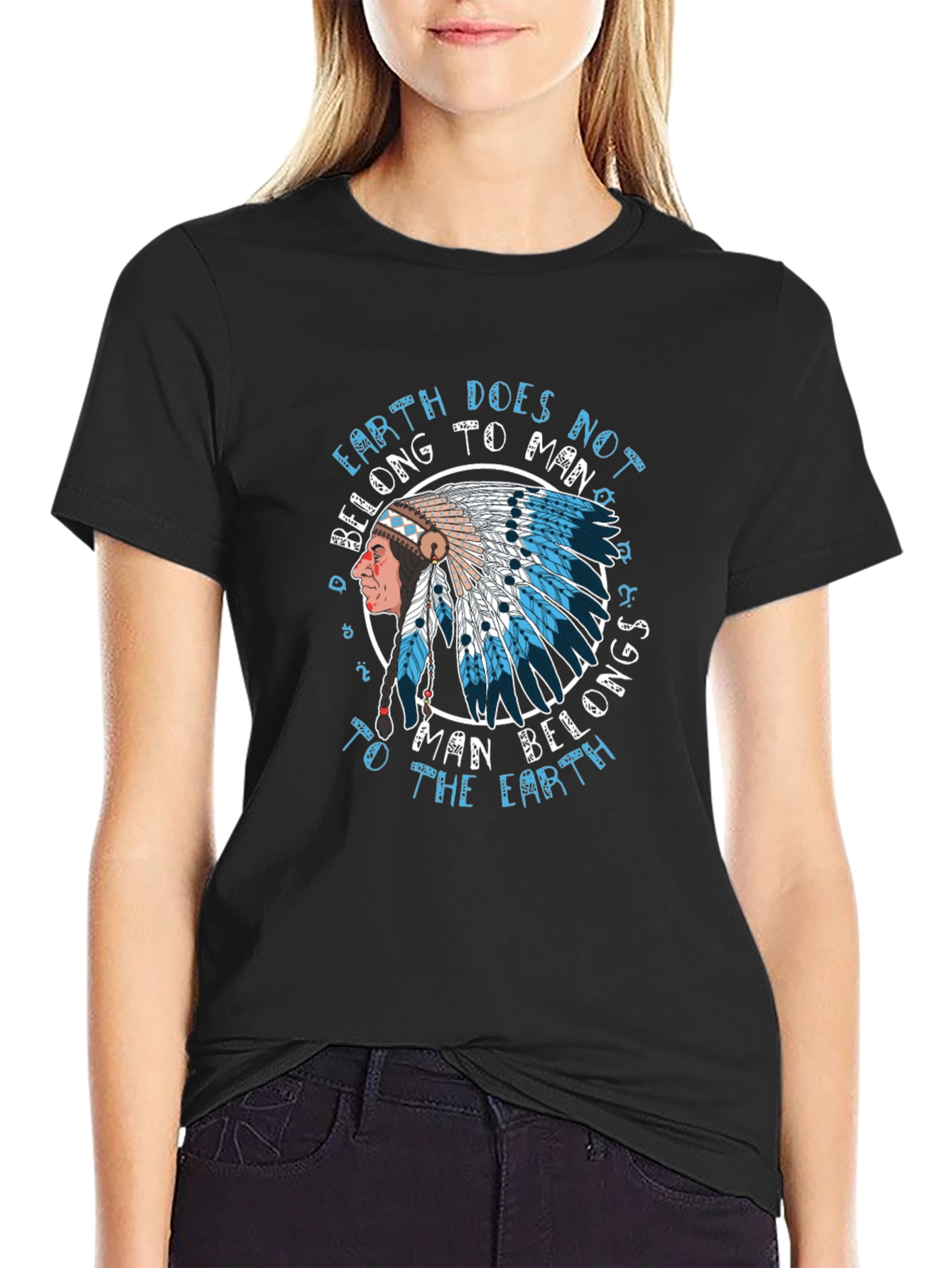 Earth Belongs to Earth Graphic T-Shirt