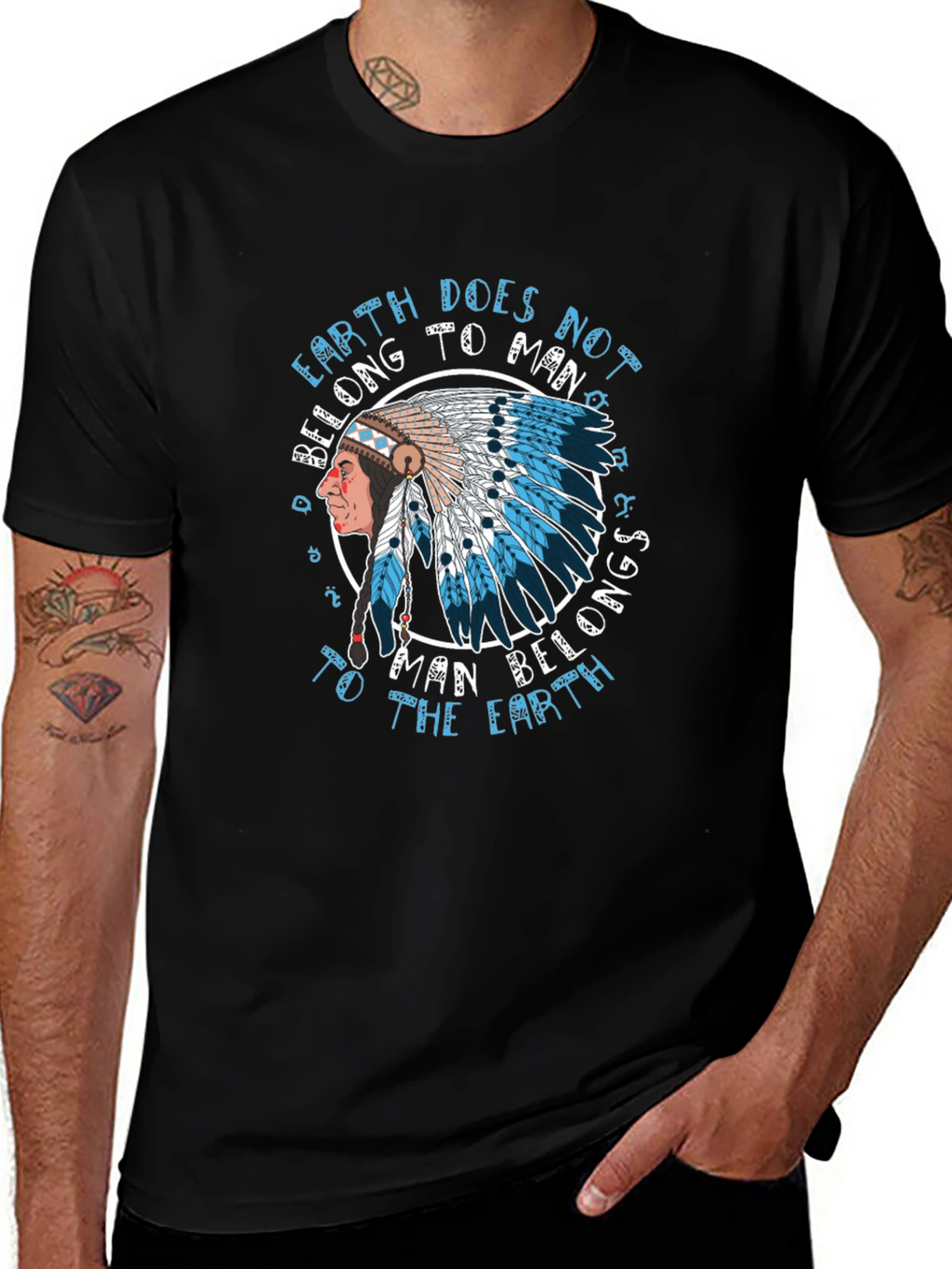 Earth Belongs to Earth Graphic T-Shirt