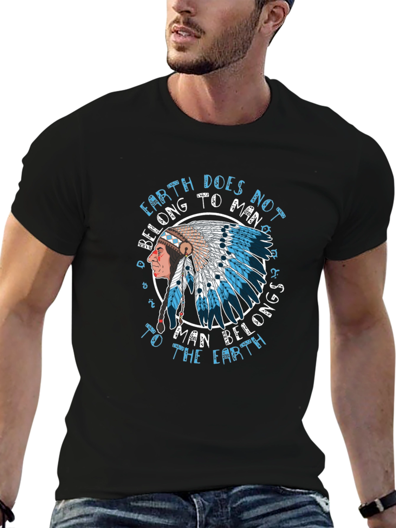 Earth Belongs to Earth Graphic T-Shirt