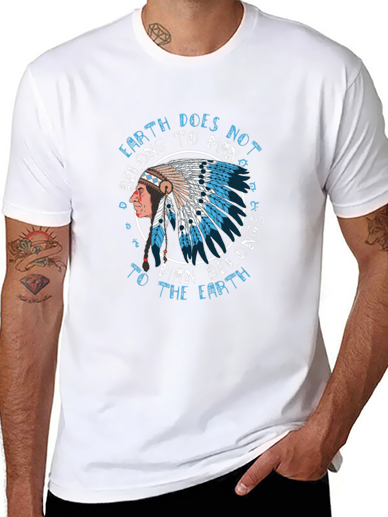 Earth Belongs to Earth Graphic T-Shirt