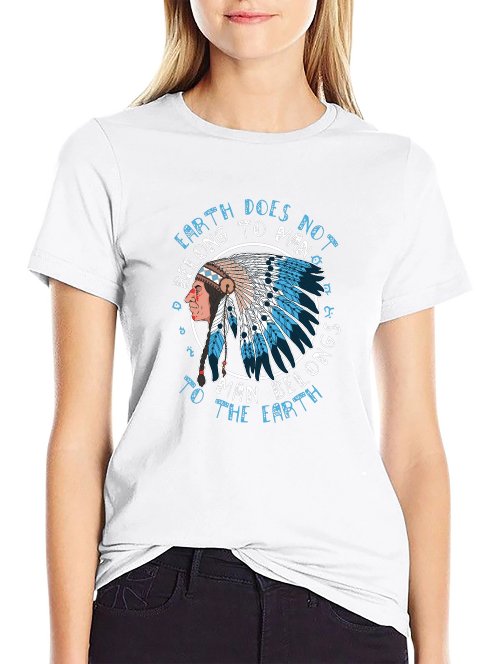 Earth Belongs to Earth Graphic T-Shirt