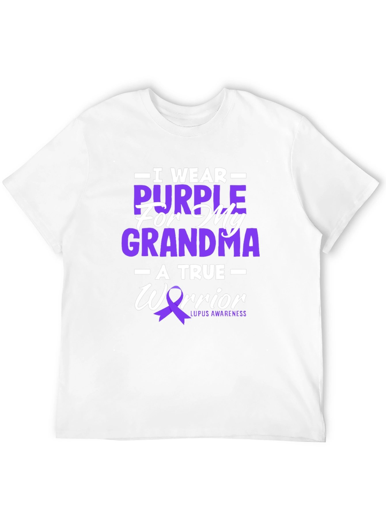 Purple Lupus Awareness T-Shirt - For My Grandma