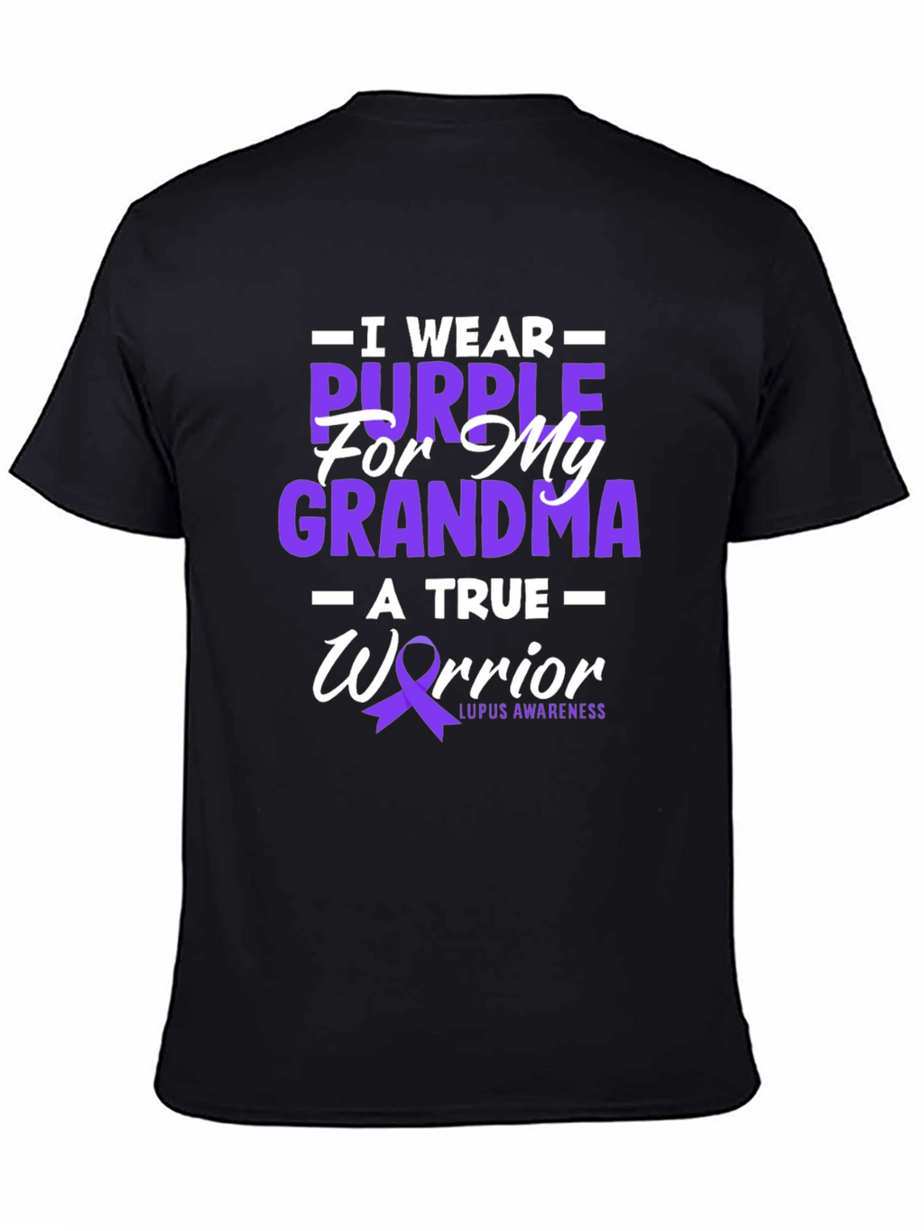 Purple Lupus Awareness T-Shirt - For My Grandma