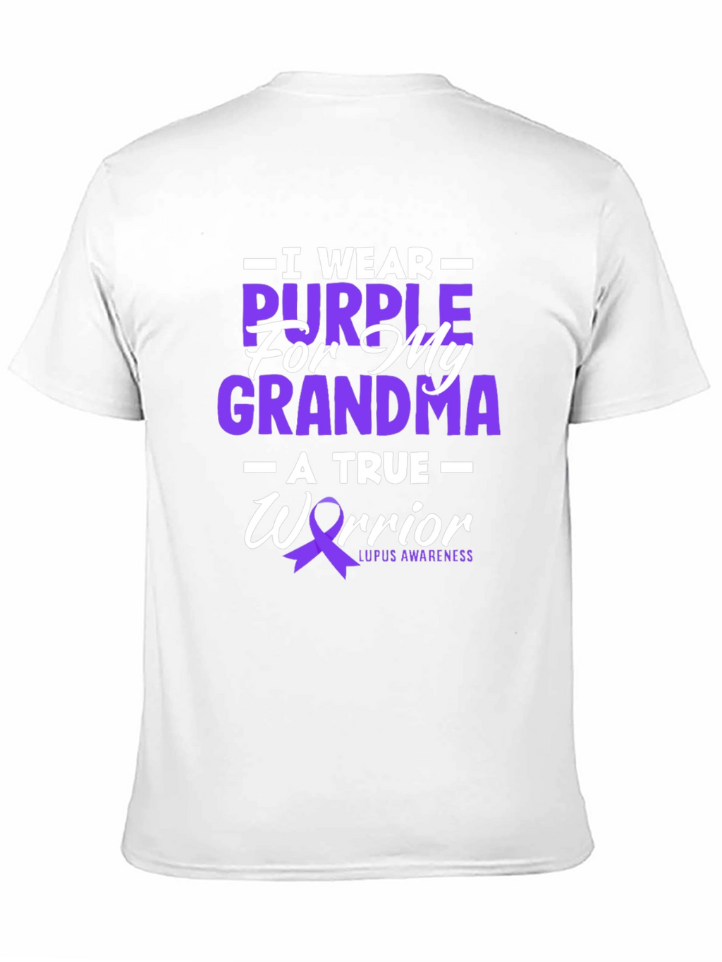 Purple Lupus Awareness T-Shirt - For My Grandma