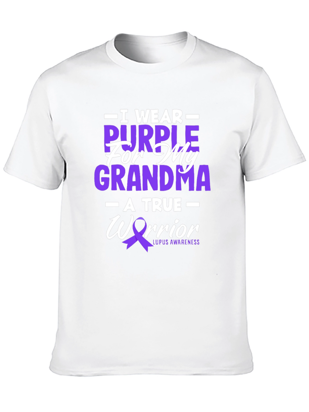 Purple Lupus Awareness T-Shirt - For My Grandma