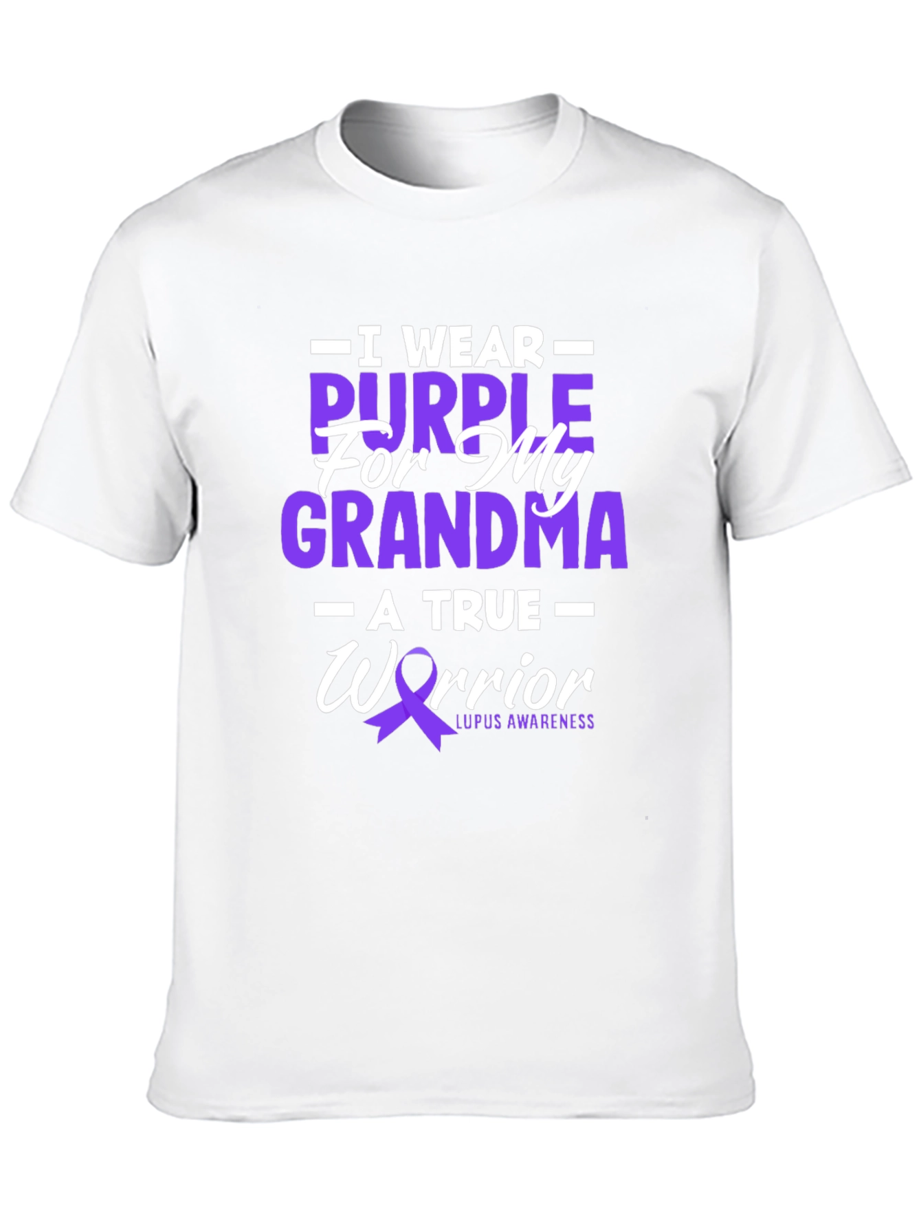 Purple Lupus Awareness T-Shirt - For My Grandma