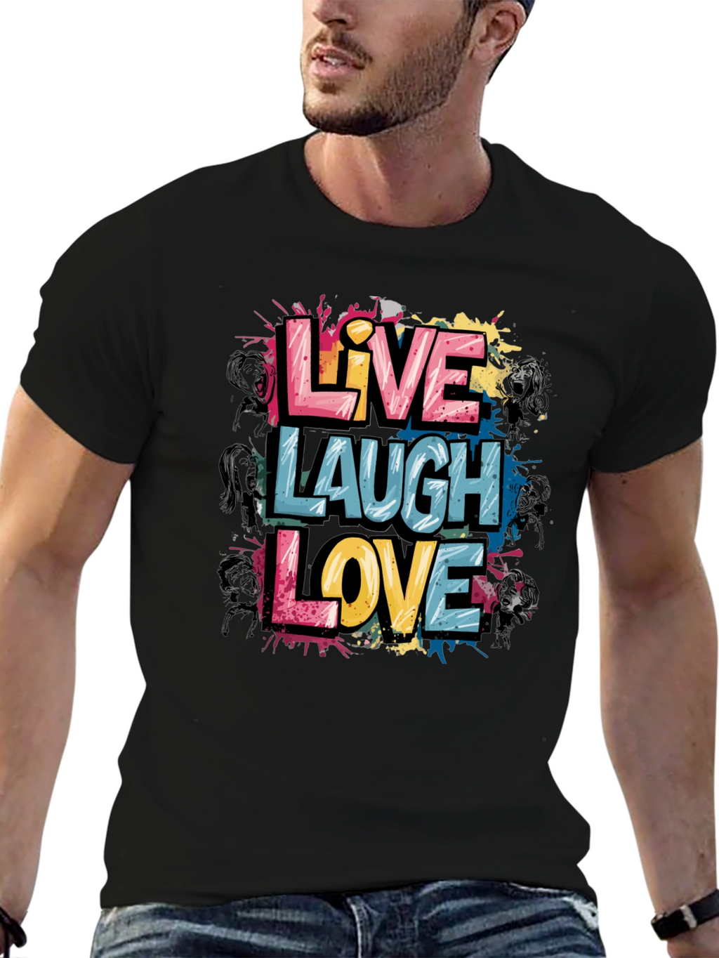 Live Laugh Love Graphic Tee