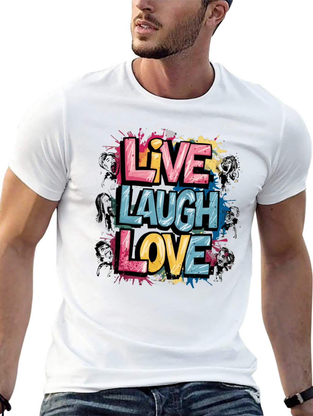 Live Laugh Love Graphic Tee