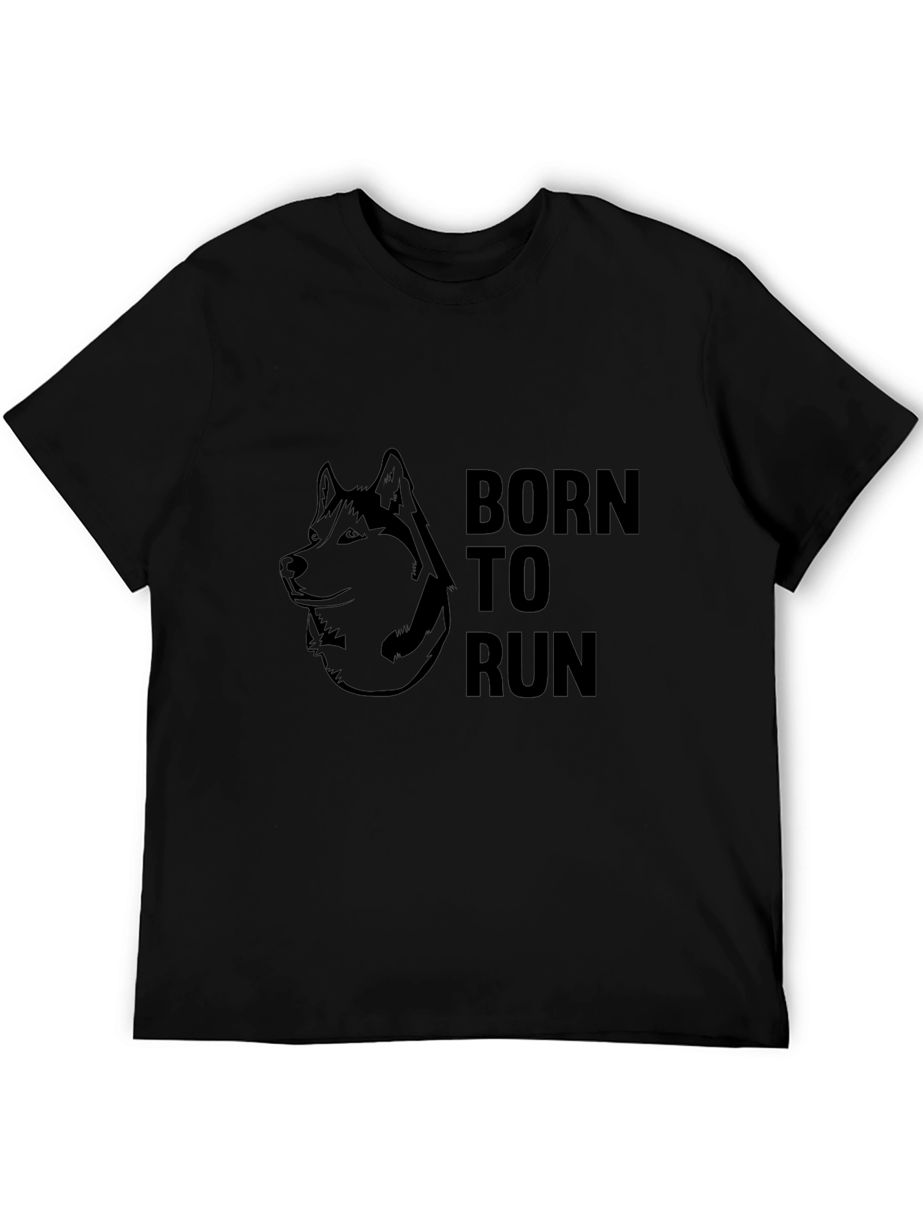 Born to Run Wolf Graphic Tee