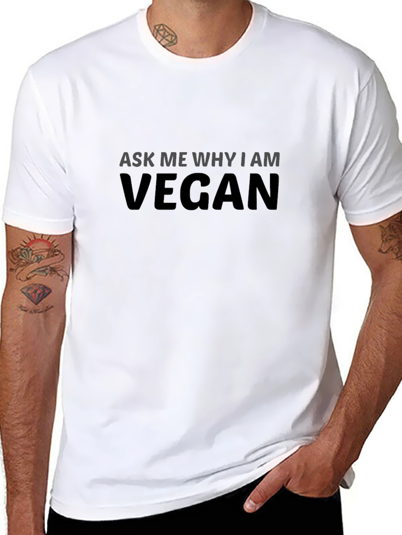Ask Me Why I Am Vegan T-Shirt