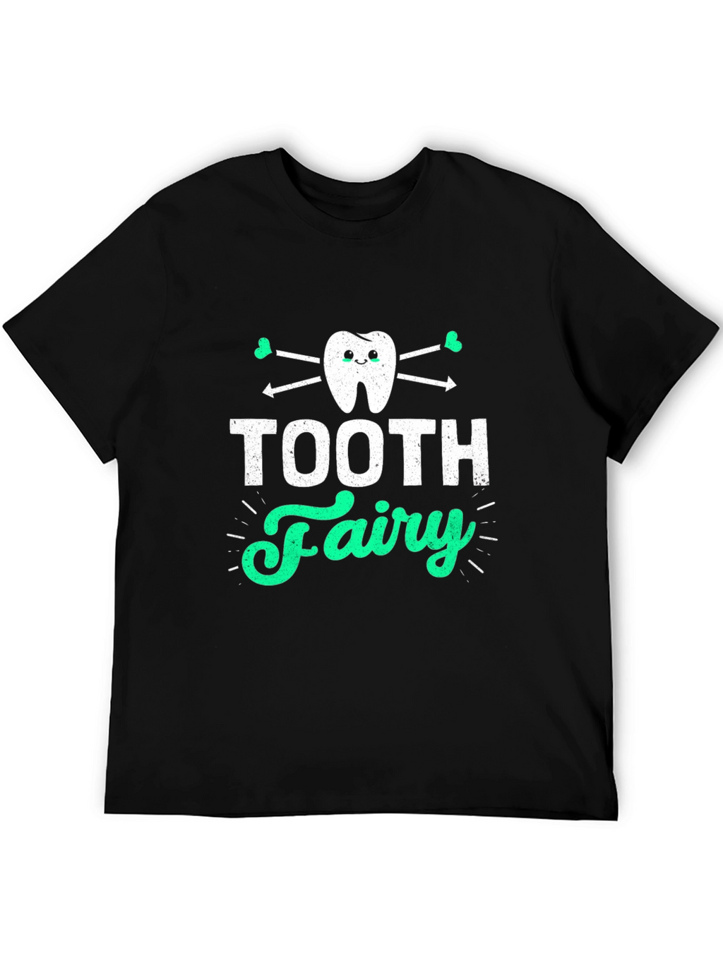 Tooth Fairy Graphic Tee - Black Cotton T-Shirt