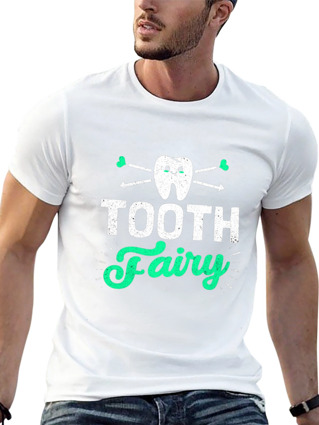 Tooth Fairy Graphic Tee - Black Cotton T-Shirt