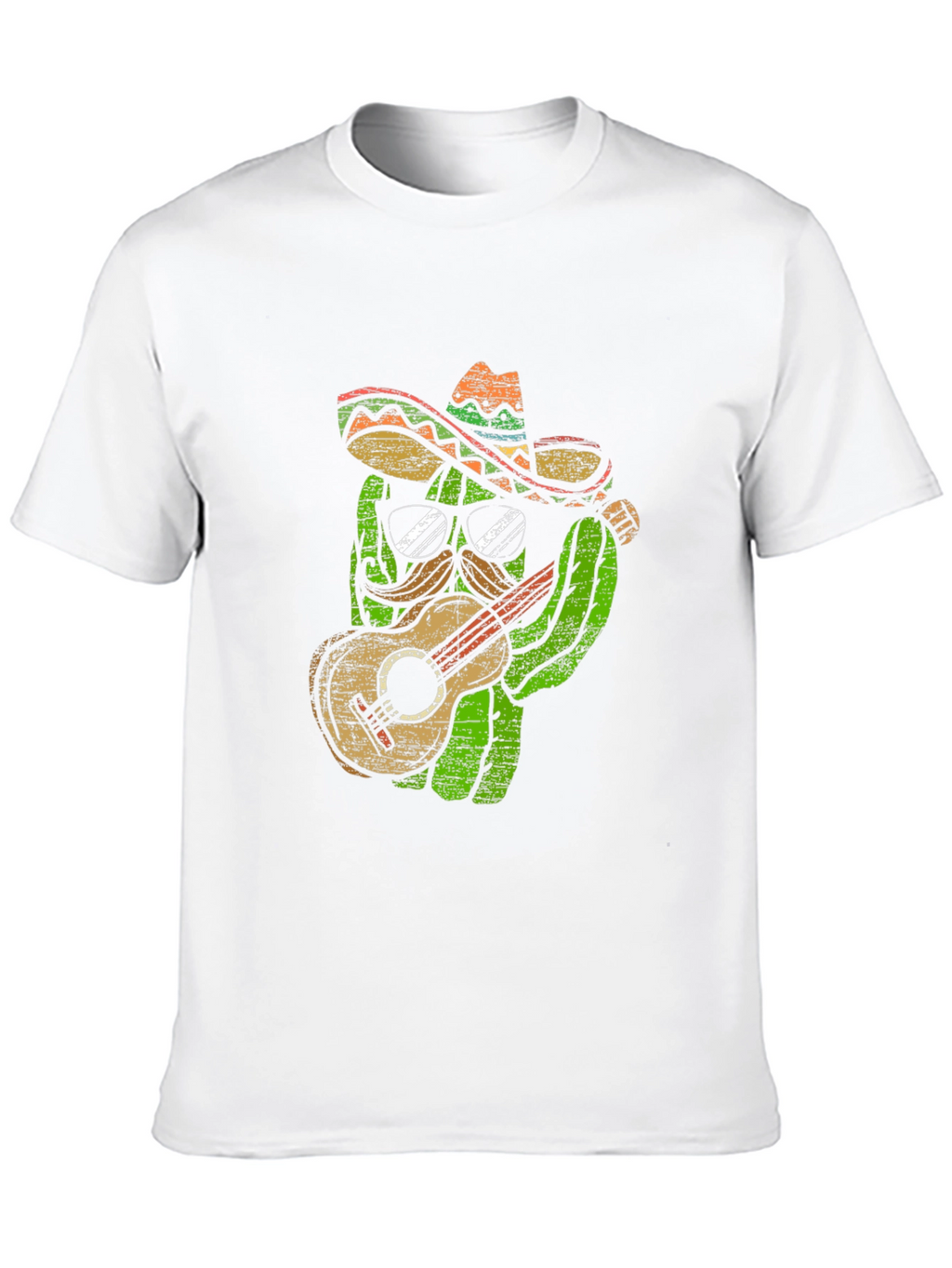 Cactus Mariachi Graphic T-Shirt