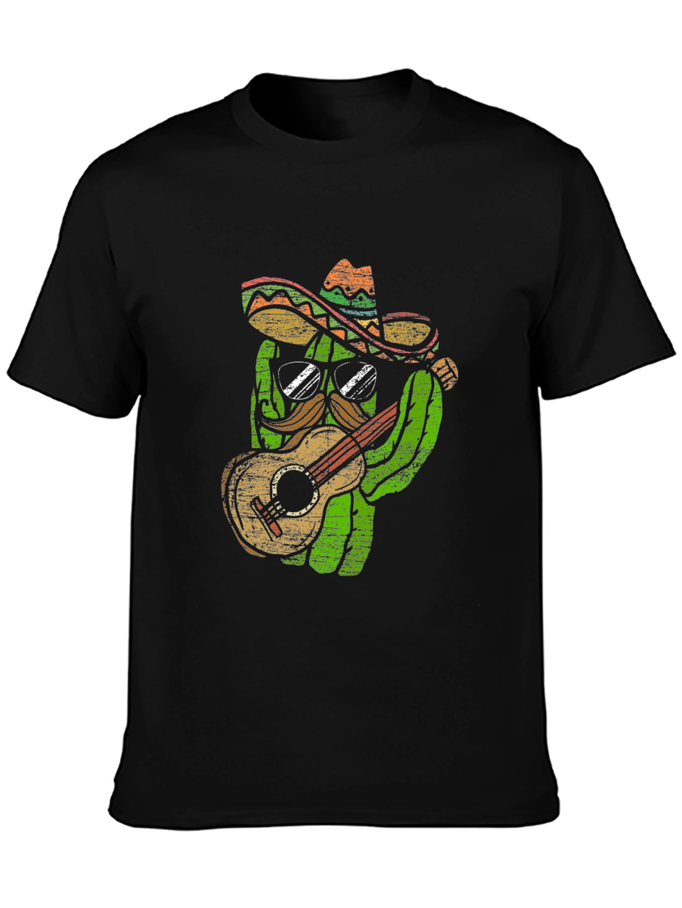 Cactus Mariachi Graphic T-Shirt