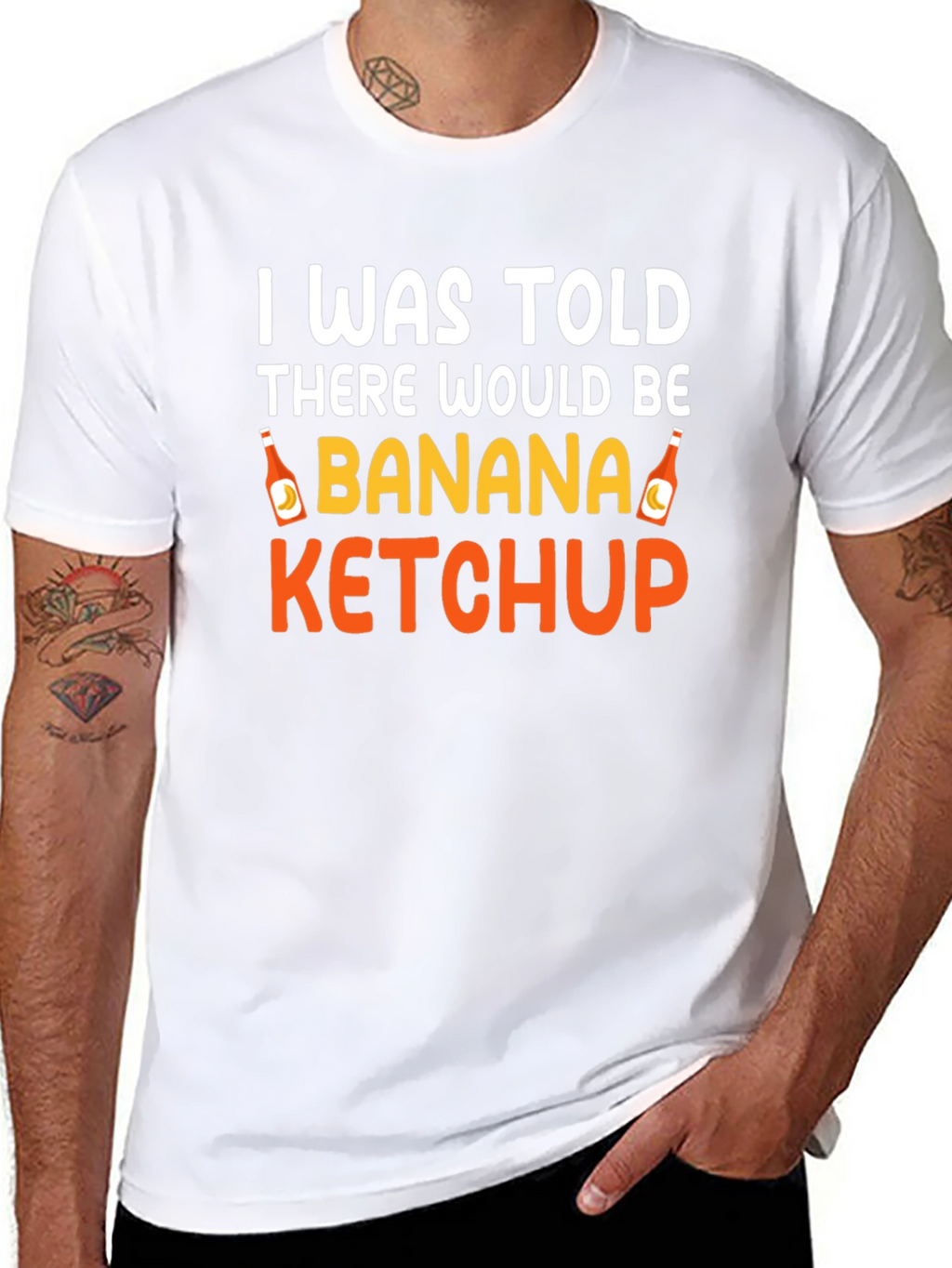 Banana Ketchup T-Shirt - Novelty Graphic Tee