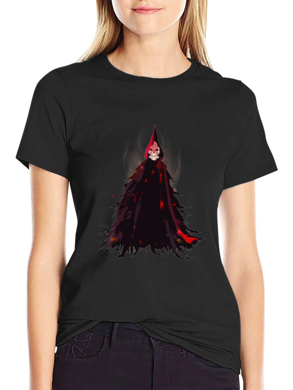 Grim Reaper Graphic Tee - Black