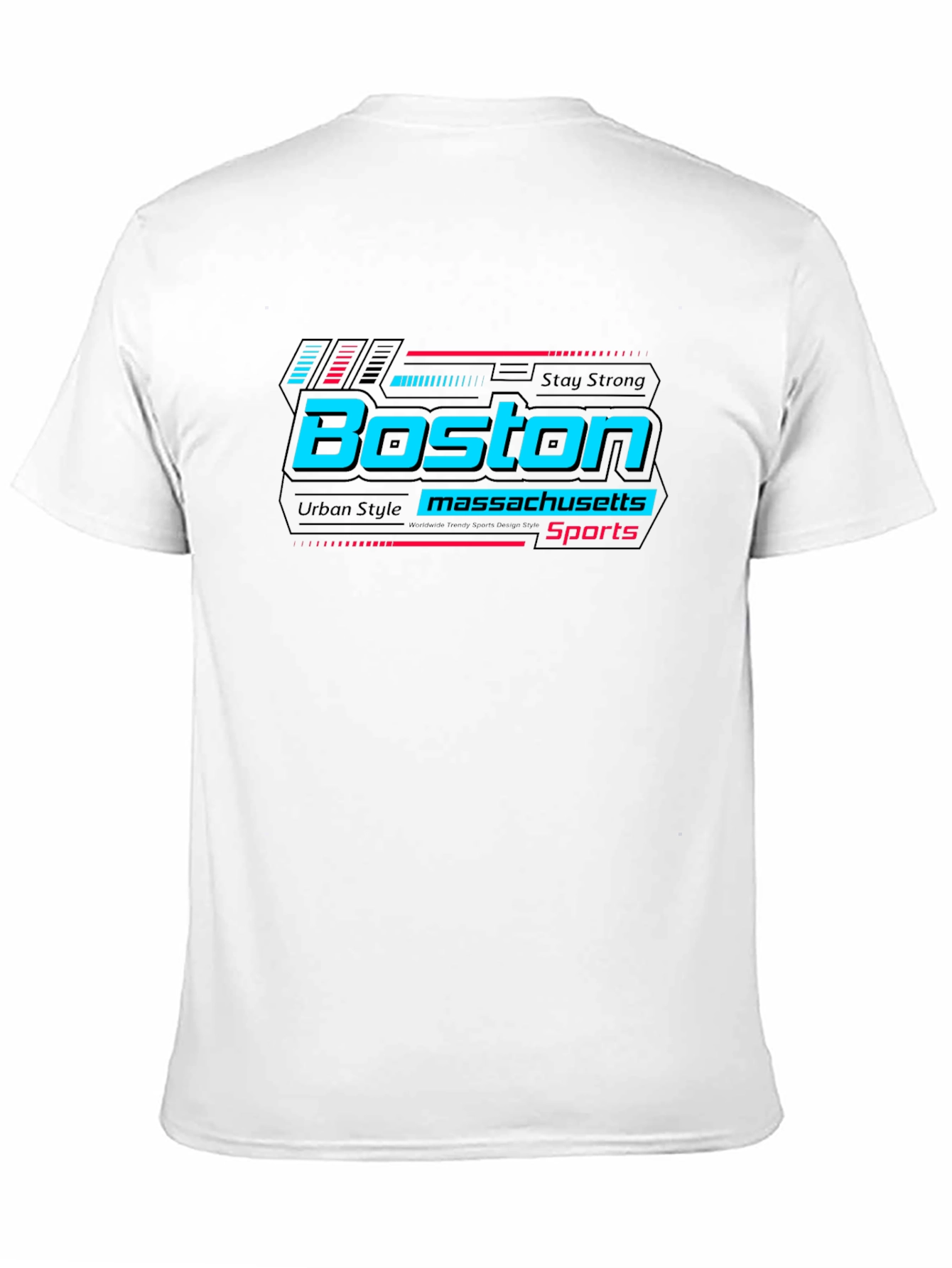 Boston Massachusetts Urban Style Sports T-Shirt