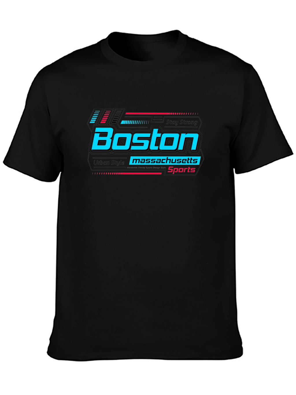 Boston Massachusetts Urban Style Sports T-Shirt