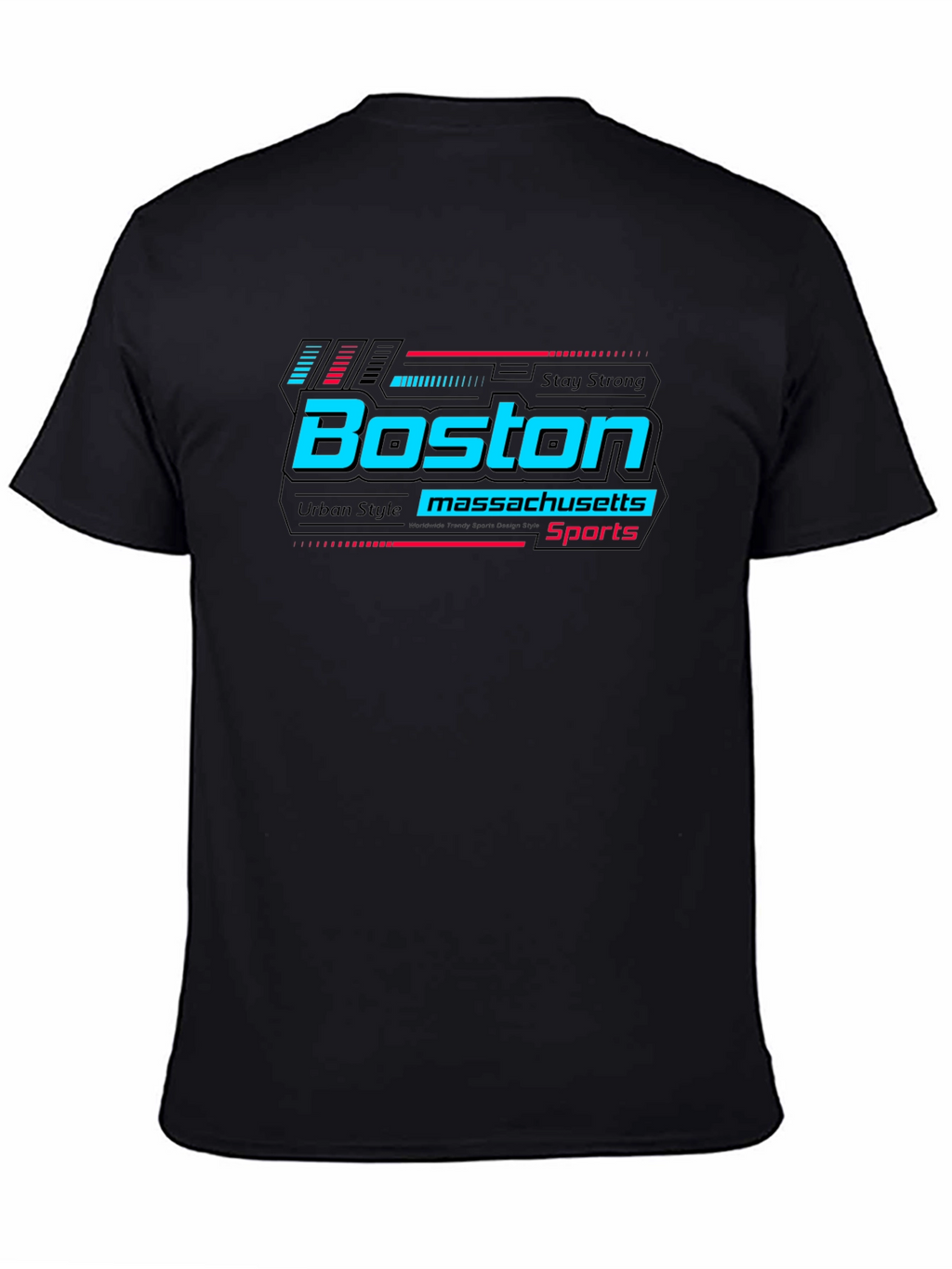 Boston Massachusetts Urban Style Sports T-Shirt