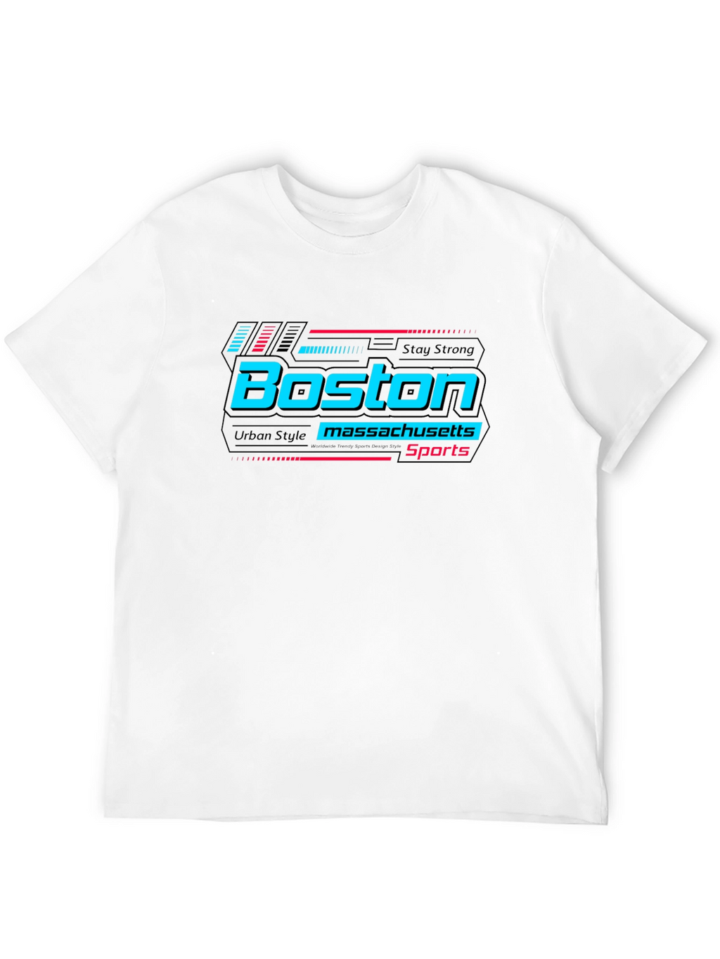 Boston Massachusetts Urban Style Sports T-Shirt