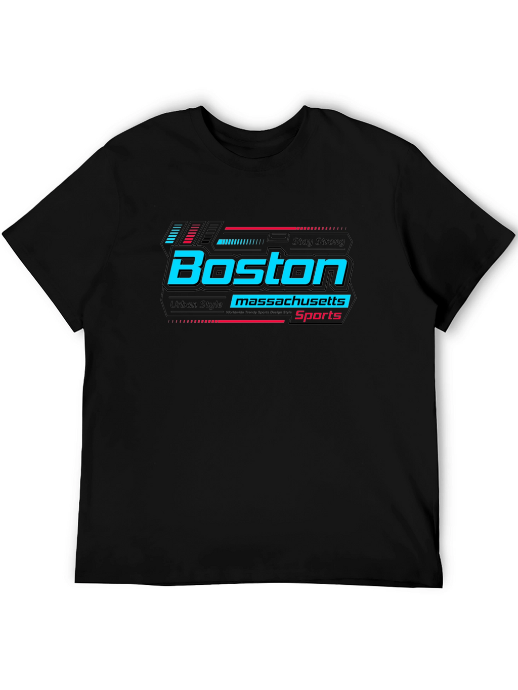 Boston Massachusetts Urban Style Sports T-Shirt
