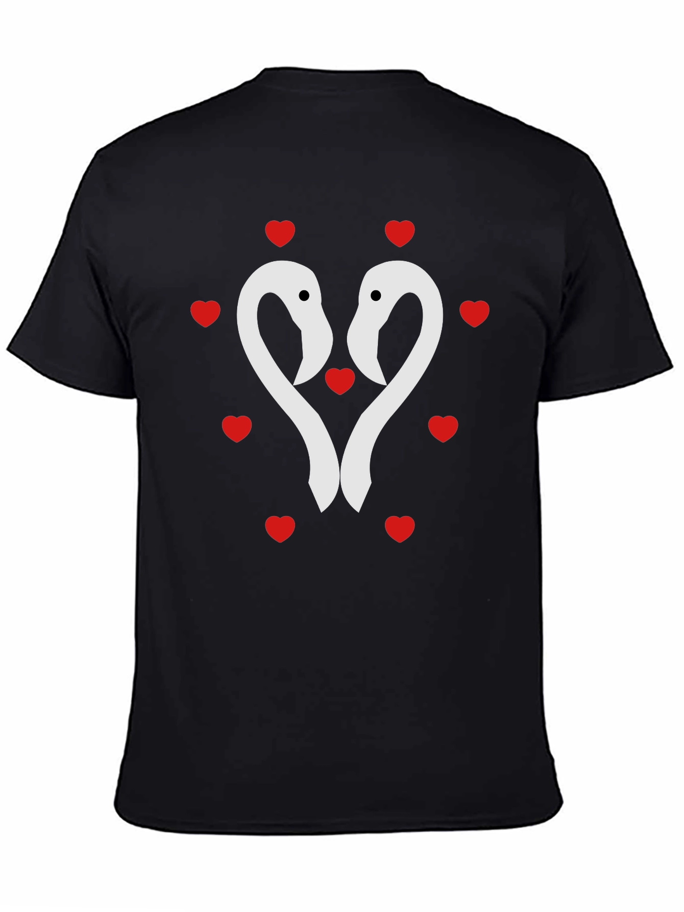 Flamingo Heart Tee - Romantic Valentines Day Shirt