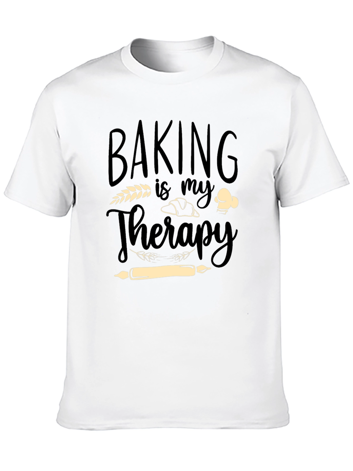 Baking Is My Therapy Graphic T-Shirt