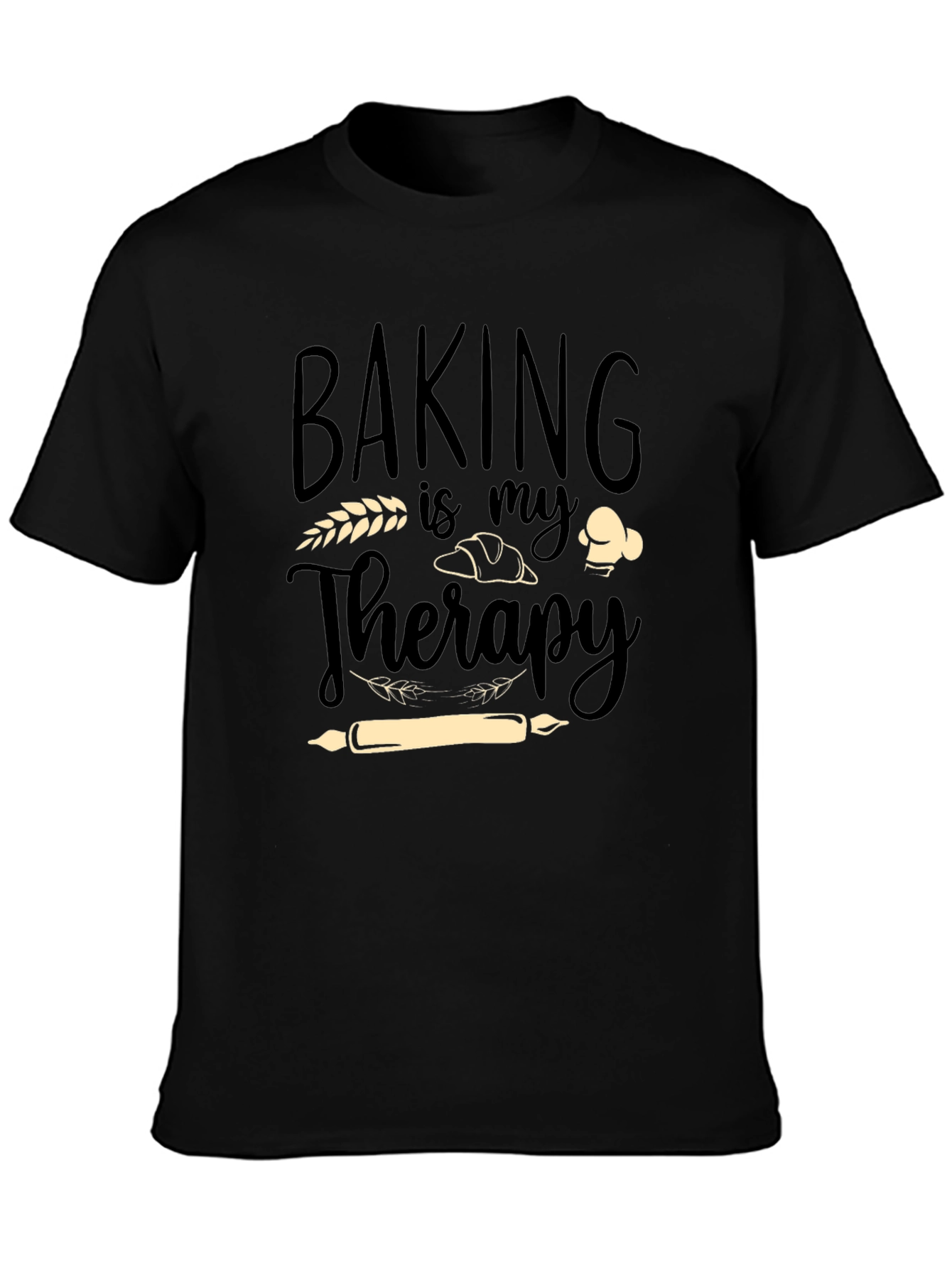 Baking Is My Therapy Graphic T-Shirt