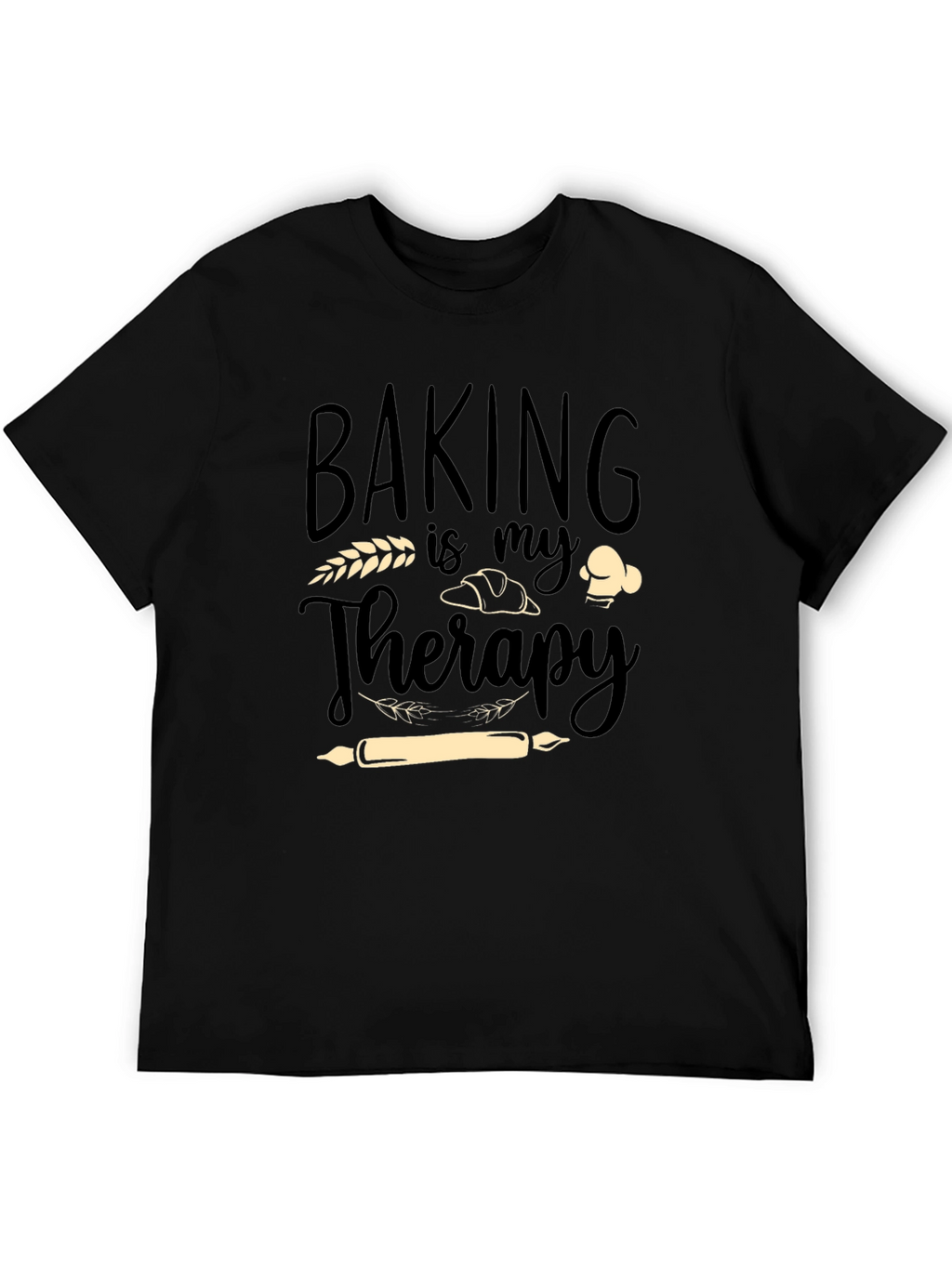 Baking Is My Therapy Graphic T-Shirt